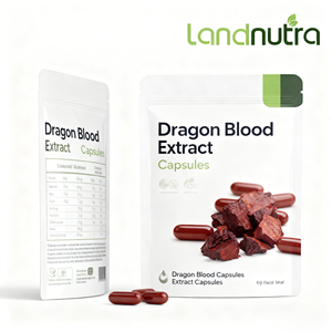 Capsules d'extrait de sang de dragon Landnutra Oem Supplément de santé 500mg Capsules de sang de dragon - Product Image 1