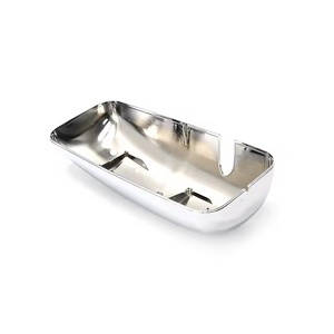 Chrome <b>Door</b> <b>Mirror</b> Cover for Kenworth T660 T600 T800 LH&RH Side - Product Image 4