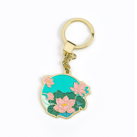 Porte-clés personnalisé avec pendentif, porte-monnaie rond vierge, en alliage de cuivre et argent, breloque en métal