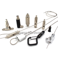 Accessoires d'éclairage personnalisés, crochet réglable en laiton pour kit de suspension de câbles