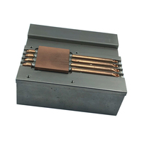 Radiateur à ailettes larges en cuivre pur, plaque de cuivre avec dissipateur de chaleur
