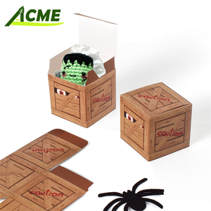 Boîte cadeau d'Halloween personnalisable OEM Boîte de papier médical Boîte de papier d'emballage pliable pour bonbons alimentaires pour Noël - Product Image 3