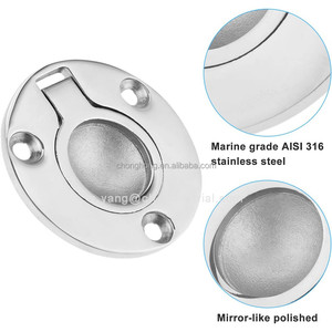 Maniglie ad anello rotonde <span class=keywords><strong>per</strong></span> mobili, maniglie a scomparsa <span class=keywords><strong>per</strong></span> sportelli di barche, maniglie ad anello in acciaio inossidabile, maniglie a incasso - Product Image 4