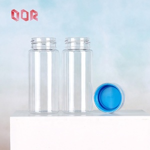 Botella para mascotas de exportador directo de fábrica de 140Ml, botella de plástico transparente, contenedor de plástico, botella de suplemento, cápsulas de gelatina personalizadas - Product Image 1