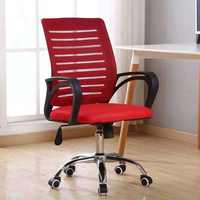 Kursi Kantor Jaring Besi Hitam Berkualitas Tinggi, Kursi Komputer Full Mesh dengan Harga Murah, Grosir Kursi Kantor