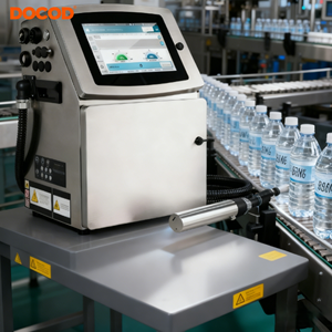 Impresora de Inyección de Tinta Pequeña CIJ V2000 de Bajo Costo, Máquina de Impresión DOCOD OEM/ODM, Impresora de Códigos de Barras para Envasado de Alimentos, Cables y Botellas - Product Image 1