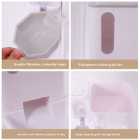 Distributeur automatique de nourriture et d'eau 2-en-1 pour animaux de compagnie, distributeur de nourriture en libre-service pour chats et chiens de petite et moyenne taille, prix d'usine