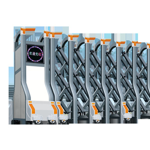 Porte coulissante automatique rétractable électrique en acier inoxydable pour école, usine, atelier – Design industriel personnalisable - Product Image 1