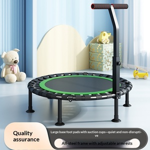Trampolín Plegable de Material PP para Niños y Adultos, Uso en Interiores, Cama Elástica Familiar para <span class=keywords><strong>Fitness</strong></span>, Venta al Por Mayor Transfronteriza - Product Image 5