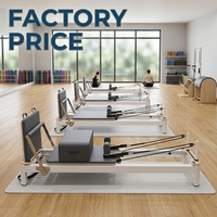 Machine de Pilates Reformer Professionnelle Personnalisée de Qualité Supérieure, Réglable, en Aluminium, Portable, pour Studio