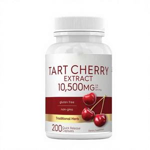 Cápsulas de Extracto de Cereza Ácida OEM ASAP, Suplemento Dietético Saludable, Vitaminas y Antioxidantes Orgánicos, Cápsulas de Cereza Ácida - Product Image 1