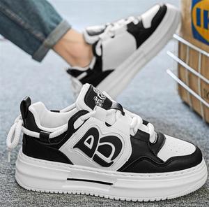 Zapatos Deportivos Casuales para Hombre, Otoño 2024, Transpirables, con Parte Superior de Cuero Patentado, Estilo Walking - Product Image 6