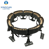 Outdoor IP65 Aluminium LED Gartenleuchte Kaltweiß 3000K RGB DMX512 LED Kokospalmen-Lichter Baumumfassungsring-Licht Spotlampe