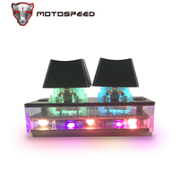 Claviers de jeu Motospeed K2 blanc OSU à commutation à chaud, 2 touches, filaires, rétroéclairage RVB, clavier mécanique programmable, interrupteurs rouges et bruns