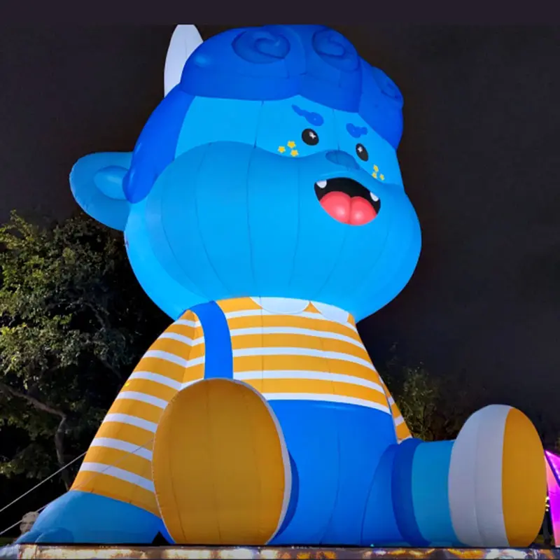 Khổng lồ tùy chỉnh bền Inflatable gia súc đồ chơi bóng quảng cáo trang trí Inflatable động vật phim hoạt hình mô hình nhân vật
