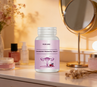 Comprimés de probiotiques à la canneberge 0,75 g |   60 unités |   Complément alimentaire naturel pour soutenir la santé urinaire et reproductive des femmes |
