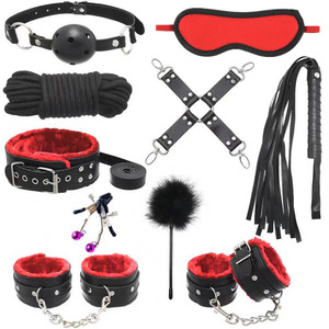 Sex Toys slippery leather glossy leather plush 10-piece set for couples flirting fun bundled sex products sexual health care - Product Image 4