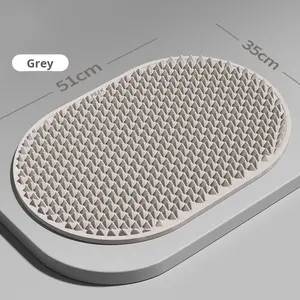 Tapis d'acupression en silicone liquide souple pour course lente en intérieur, 700g, ultra soulagement de la douleur, massage des points d'acupuncture des pieds, tapis de massage des méridiens - Product Image 6