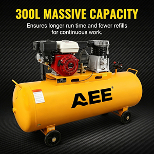 Compresseur d'air industriel à piston de 50 litres, pompe à vide, moteur essence, 250 L/MIN, surpresseur - Product Image 5