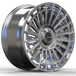 Rines GX Monoblock Forjados Personalizados para Autos de Pasajeros, Diseño Multirradio con Acabado Pulido para Autos de Carreras M3 <span class=keywords><strong>M5</strong></span> AMG <span class=keywords><strong>C5</strong></span> de 16-26 Pulgadas - Product Image 1