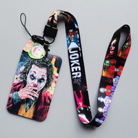 Lanière personnalisée en PVC durable American Drama Joker avec porte-badge et étui pour carte de bus, pour badges d'employés et étiquettes nominatives