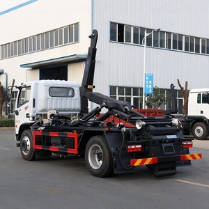 Camión de Basura Dongfeng con Brazo de Gancho 4x2, Camión de Basura con Elevación por Gancho de 6 Toneladas - Product Image 2