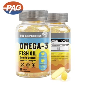 ซอฟต์เจลน้ำมันปลาฮาลาล1200มก.,ผลิตภัณฑ์เสริมอาหารทะเลลึก Epa <span class=keywords><strong>Dha</strong></span> จากธรรมชาติโอเมก้า3 70-10 Tg เคลือบลำไส้ - Product Image 1