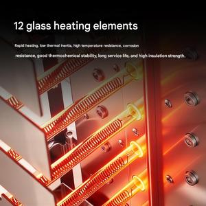 เตาบาร์บีคิวไฟฟ้าสำหรับใช้งานเชิงพาณิชย์ แบบไร้ควัน หมุนอัตโนมัติ สำหรับย่างเคบับเนื้อแกะ เหมาะสำหรับร้านขายอาหาร - Product Image 3