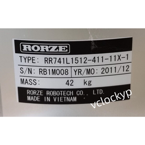 Robot RORZE RR741L1512-411-11X-1 + Contrôleur CURR-8452-1 Utilisé - Product Image 2