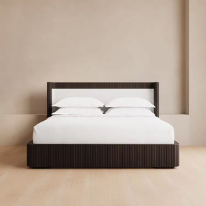Stile europeo mobili camera da <span class=keywords><strong>letto</strong></span> Vintage doppia piattaforma <span class=keywords><strong>in</strong></span> <span class=keywords><strong>legno</strong></span> telaio <span class=keywords><strong>letto</strong></span> King Size <span class=keywords><strong>con</strong></span> <span class=keywords><strong>testiera</strong></span> - Product Image 3