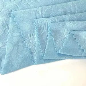 Pabrik Langsung Memasok ESSE Tekstil DTY STRETCH Kain Sikat 2-sisi dengan Timbul untuk Gaun Wanita dan T-SHIRT