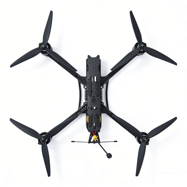 10 Inch Carbon Fiber FPV10 P2 Racing Drone Frame Kit With 8000mAh Payload 29min Night Vision Flight Time GPS UAV Accessories
