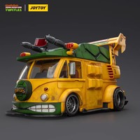 JOYTOY Oficial, Figura de Acción Coleccionable de la Tortuga Ninja TMNT, Escala 1/18, Modelo Articulado con Accesorios