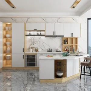 MAG Water-proof kitchen cabinets cupboard Modular Full Set modern design 18mm MDF China supplier