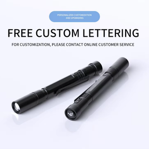 <span class=keywords><strong>Linterna</strong></span> Tipo Lápiz con Zoom, Alto Lumen 500lm, Portátil, Tipo Médico, Tipo-C, Aluminio, Multifuncional, Mini <span class=keywords><strong>Linterna</strong></span> Tipo Bolígrafo, IP44 - Product Image 2