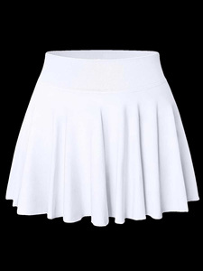 Jupe plissée de yoga jupe de tennis de <span class=keywords><strong>badminton</strong></span> <span class=keywords><strong>short</strong></span> de fitness pour <span class=keywords><strong>femme</strong></span> jupe de yoga de course avec poches - Product Image 5