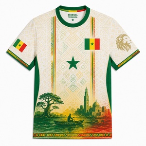 เสื้อฟุตบอลทีมชาติเซเนกัล รุ่นแฟนคลับ ปี 2026 ชุดเหย้า ชุดเยือน แบบกำหนดเอง สำหรับผู้ชายและผู้หญิง - Product Image 2