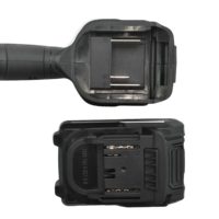 Puffer 1/2 "3/8" Llave de trinquete inalámbrica Cabeza extendida de largo alcance 21V Trinquete de energía eléctrica con 40 baterías de luz LED