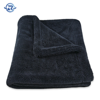 Serviette de séchage pour voiture en microfibre 1800 g/m² non abrasive, sans rayures, prix compétitif, sans traces