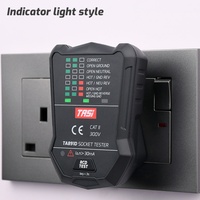 Probador de Voltaje TASI TA891C 175V~250V con Indicador, Probador RCD GFCI, Enchufe EU/US/UK, Probador de Enchufes Europeos