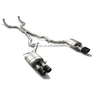 Sistema de Escape Catback Personalizado A-HPF de Acero Inoxidable para <span class=keywords><strong>M5</strong></span> <span class=keywords><strong>E60</strong></span> 5.0L <span class=keywords><strong>V10</strong></span>, Acabado Pulido Espejo, Lámina de Acero de 1.5mm, 3 Años de Garantía, 2 Entradas - Product Image 1