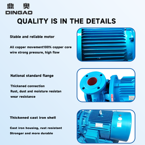 DINGAO High Pressure Centrifugal Pump Single Stage Cast Iron Body Easy Installation Pipe Vertical Pipeline Pump for Booster - Product Image 4