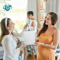Sac fourre-tout en papier kraft recyclable avec poignée longue pour impression sérigraphique, idéal pour la publicité, l'emballage à emporter et les cadeaux