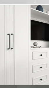 Exterior Furniture Handle Luxury Wardrobe Drawer Handle Brush Gold Kitchen Cabinet Handle and <b>Knobs</b> <b>for</b> Furniture Hardware - Product Image 4