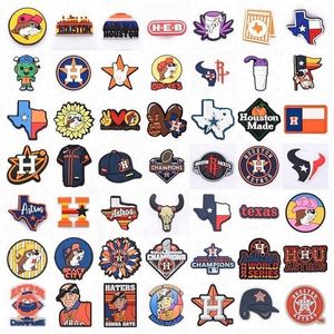 Breloques Houston Astros compatibles avec les sabots, décoration de chaussures Texas, vente en gros Bucees - Product Image 1