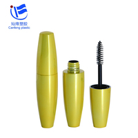 Nouveaux tubes de mascara vides en PET noir olive 2026 avec bouchon à vis, logo personnalisé, 10 ml, faible MOQ, emballage cosmétique