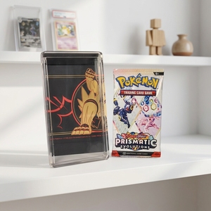 Étui de présentation moderne et portable en acrylique pour cartes Pokémon Toploader, paquets de boosters et collections de cartes à collectionner – Protection optimale - Product Image 2