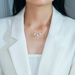 Collar de Perlas de Agua Dulce Wenchi 2025 Zhuji, Perlas Pequeñas Casi Perfectamente Redondas de 4mm con Pequeños Imperfecciones, Modelo S925 35527 - Product Image 4