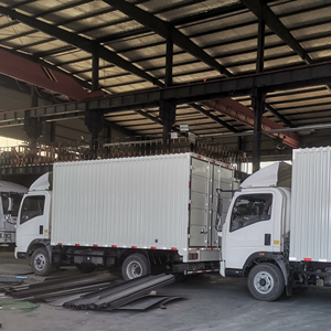 Camión Furgón de Larga Vida Útil con Caja de Carga de 5 Toneladas Volante a la Izquierda 4x2 Vehículo Comercial Ligero para <span class=keywords><strong>Mudanza</strong></span> de Muebles - Product Image 2