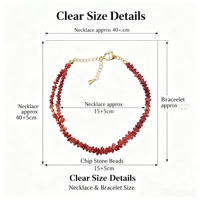 Ensemble de bijoux en pierres naturelles, collier et bracelet en perles de cristal, fermoir doré, pour femme, cadeau